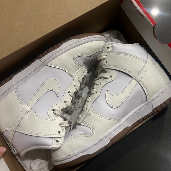 Nike Shoes - Nike Dunk High Sail Gum